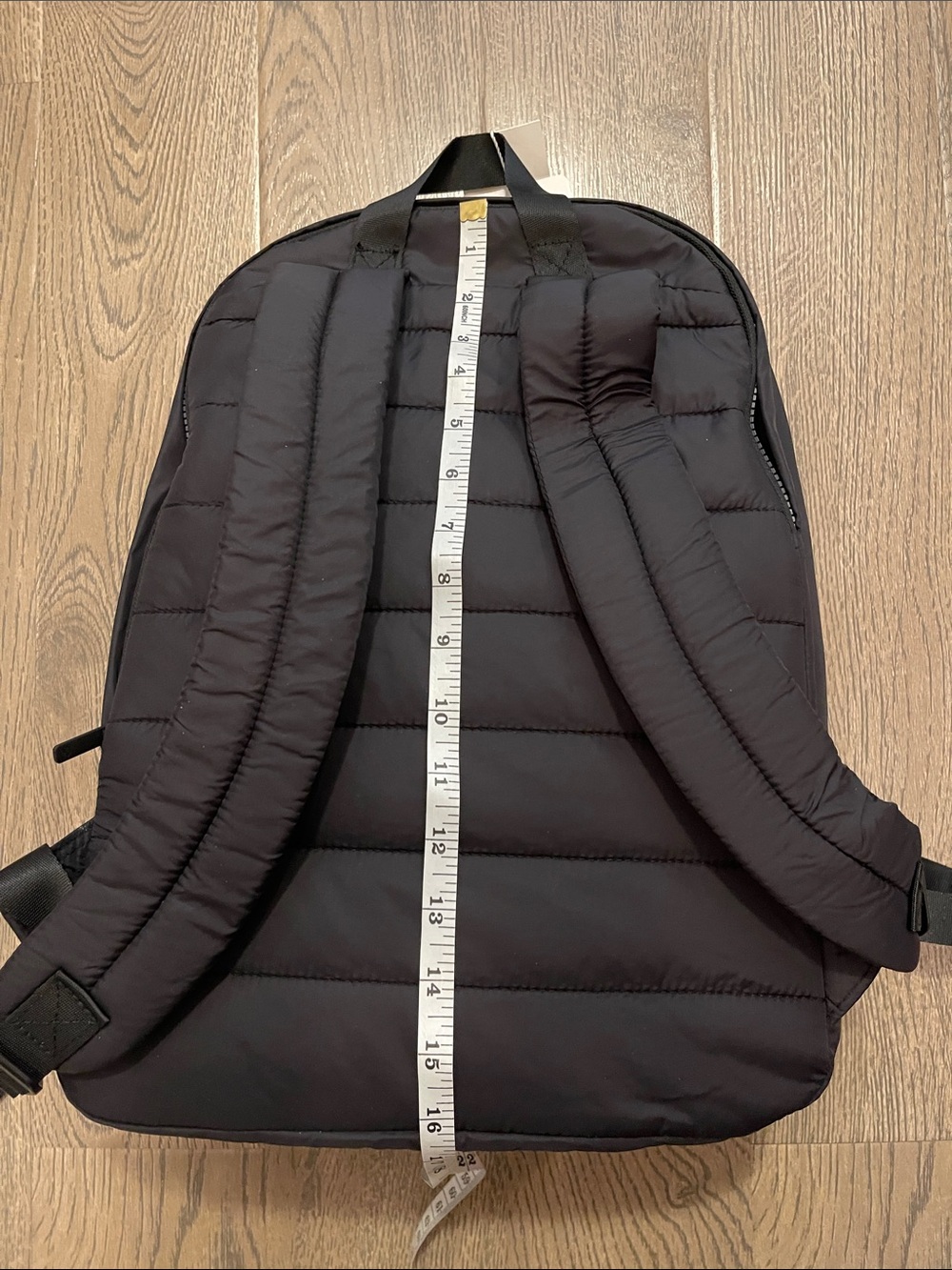 Gaiam Black Quilted Lite Traveller Backpack - Picture 15 of 16